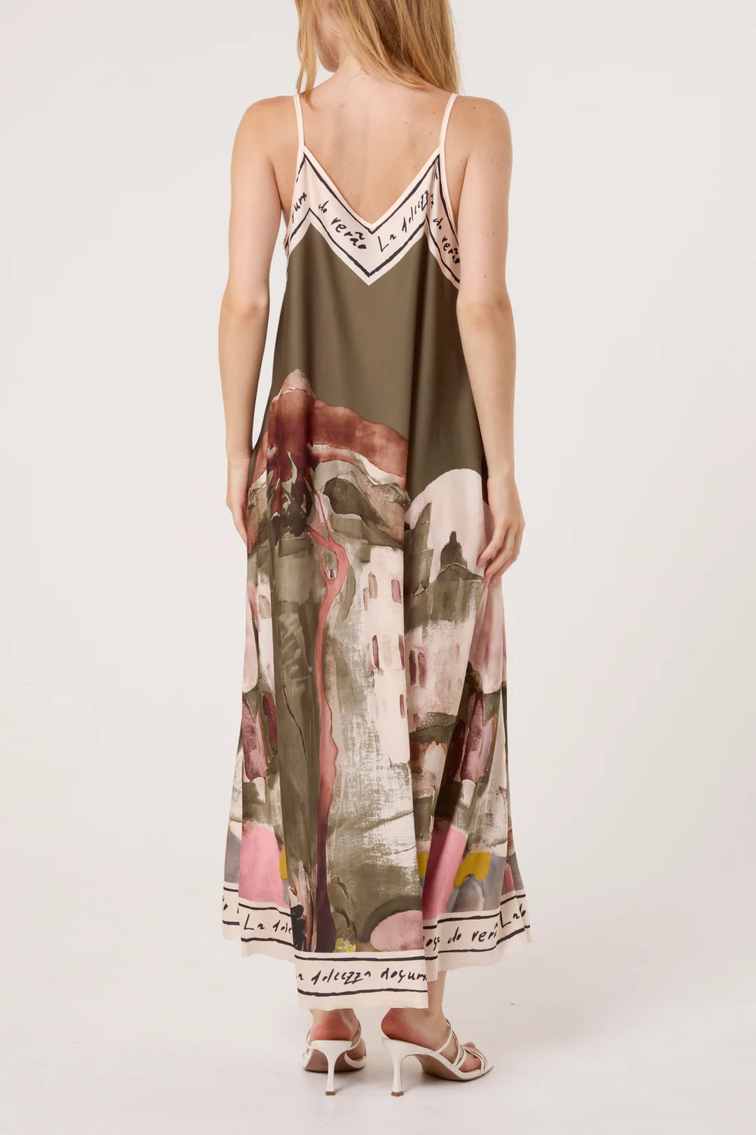 Watercolour Dress, Multi Colours