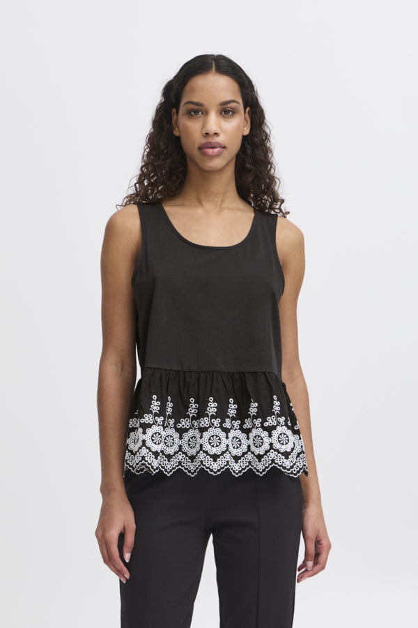 Ichi IhMalui Top, Black