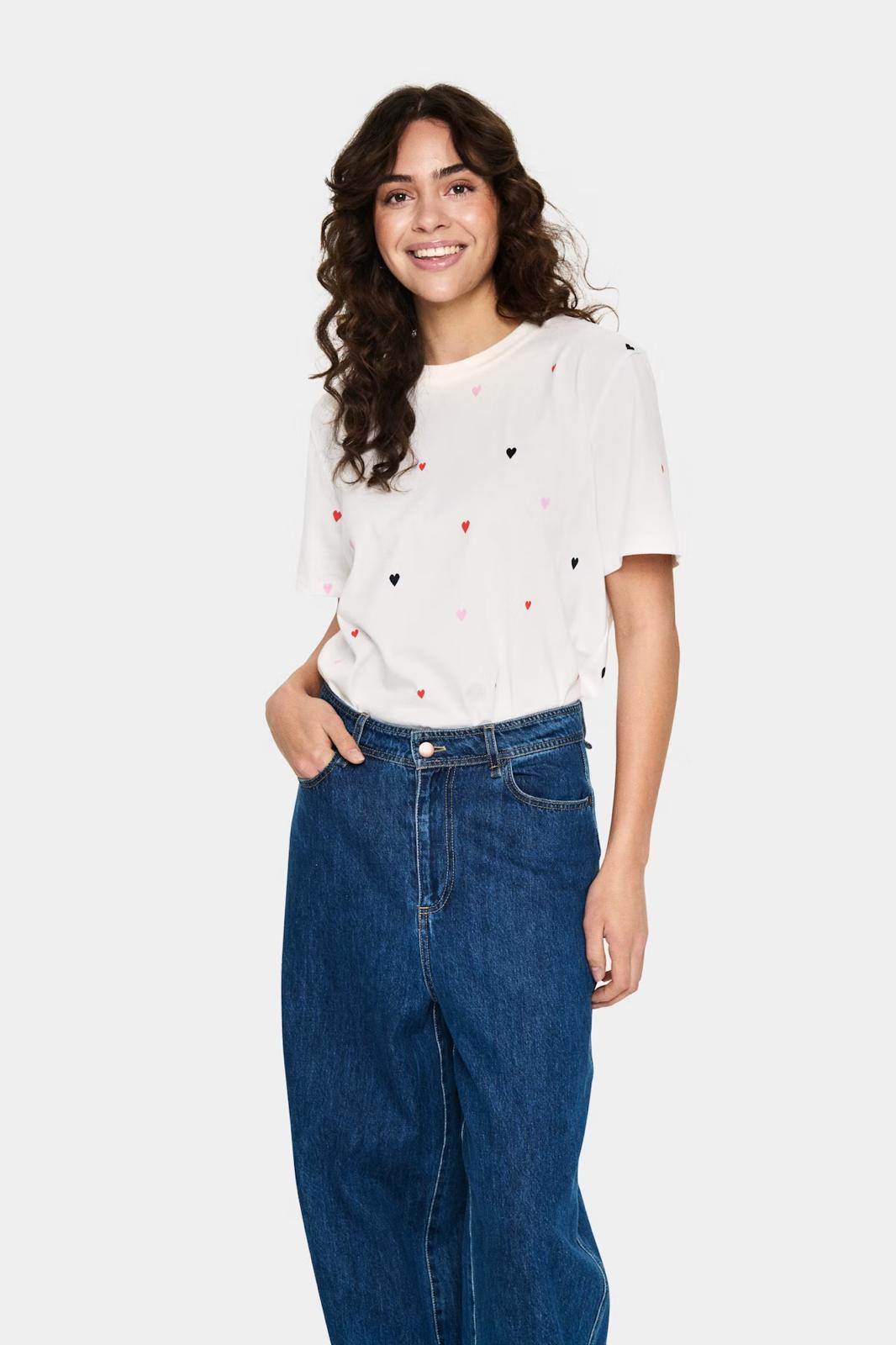Saint Tropez Johanna T-Shirt, Hearts