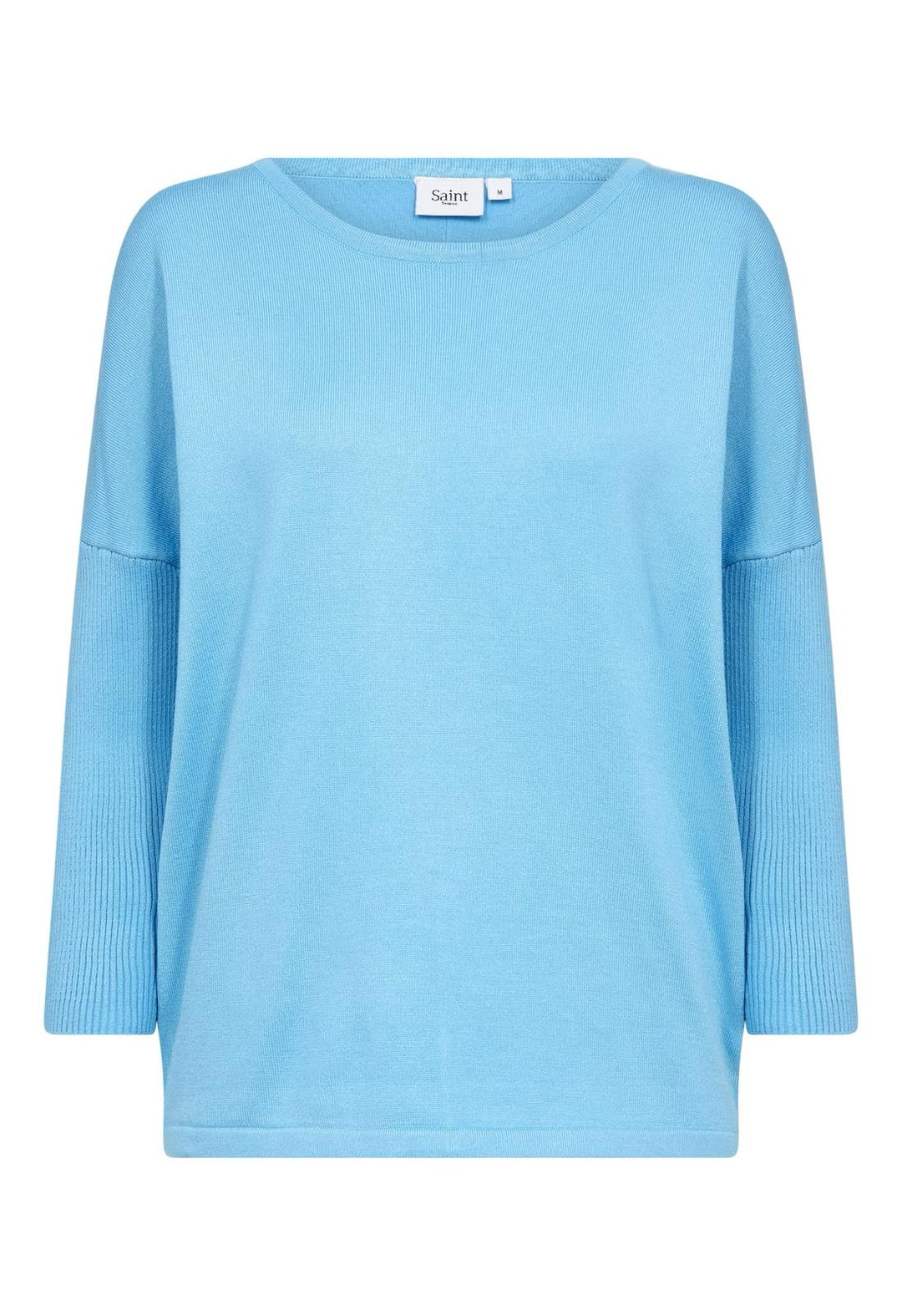 Saint Tropez MilaSZ round neck jumper, Ethereal Blue