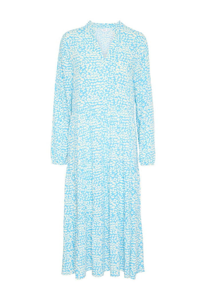 Saint Tropez EdaSZ Maxi Dress, Blue Leopard