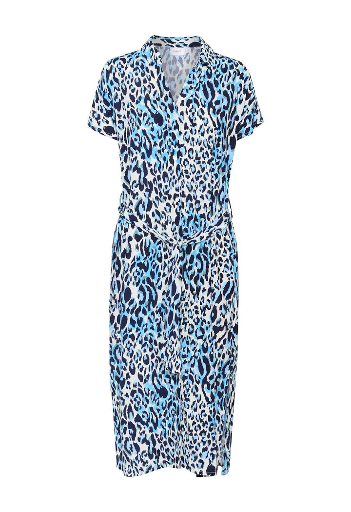 Saint Tropez BlancaSZ short sleeve dress, Blue