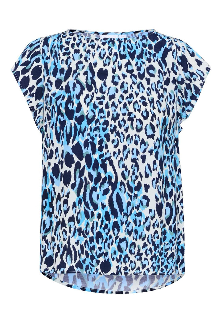 Saint Tropez blancaSZ Adele Short Sleeve Top, Blue