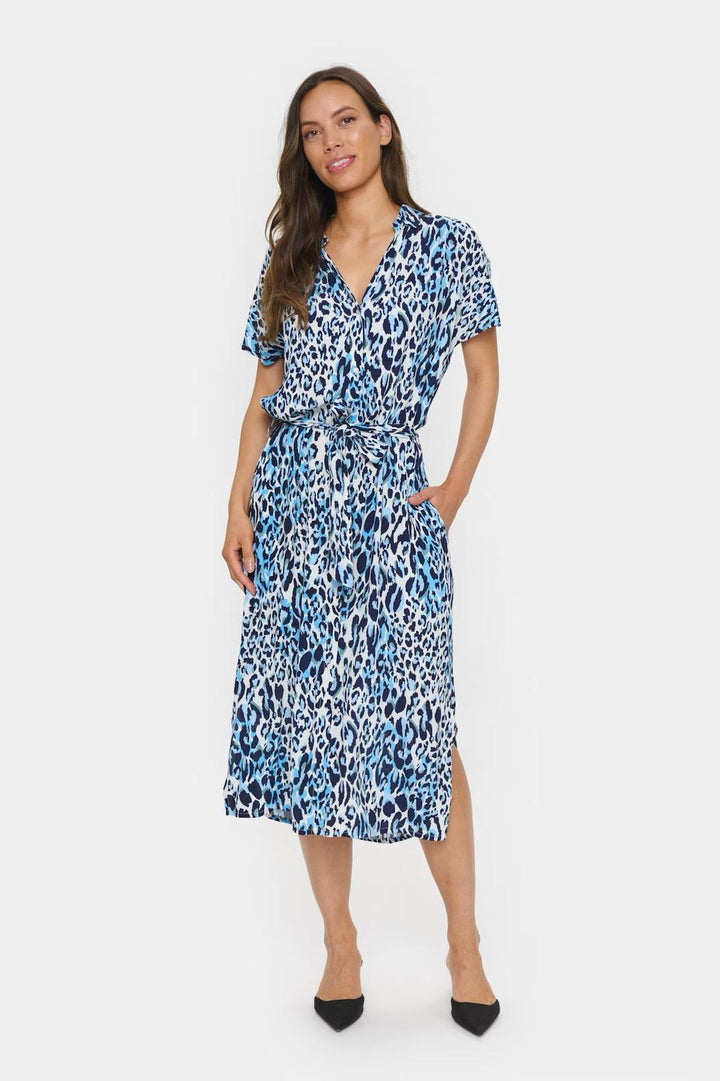 Saint Tropez BlancaSZ short sleeve dress, Blue