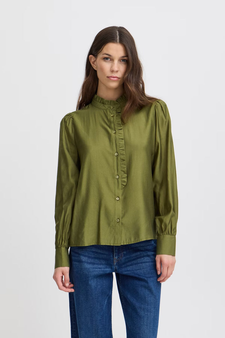 Ichi Ihkarlani Shirt, Rifle Green