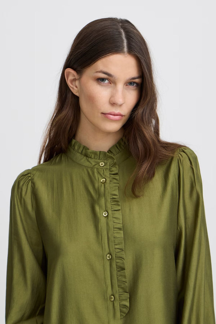 Ichi Ihkarlani Shirt, Rifle Green