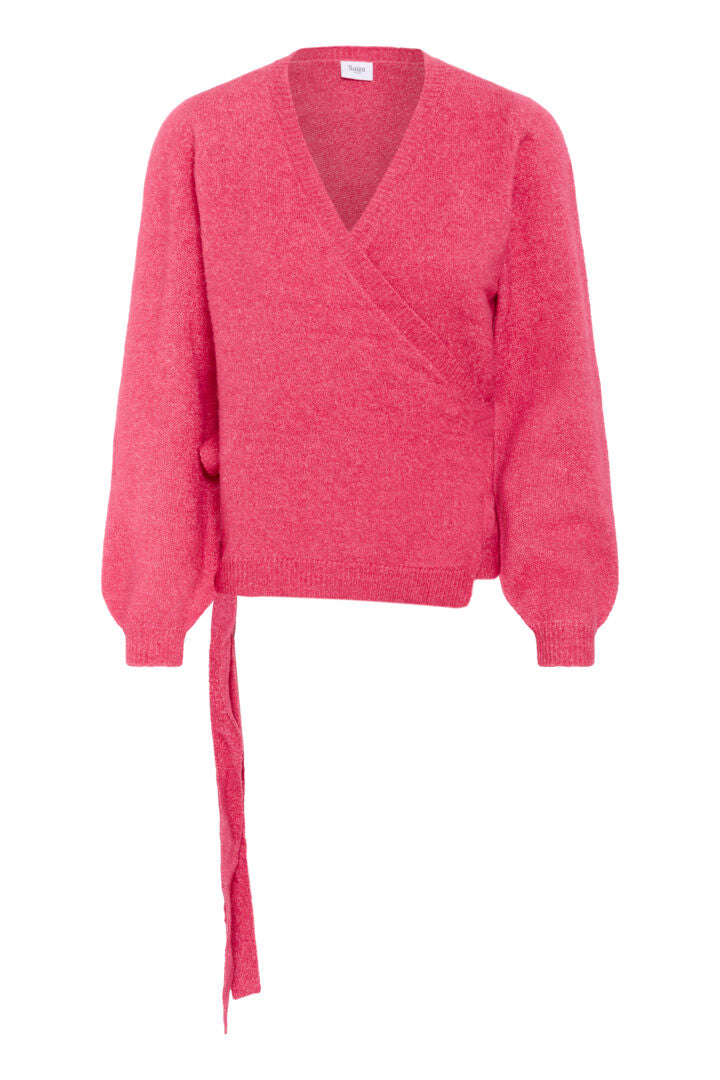 Saint Tropez Larna Wrap Cardigan, Fruit Dove