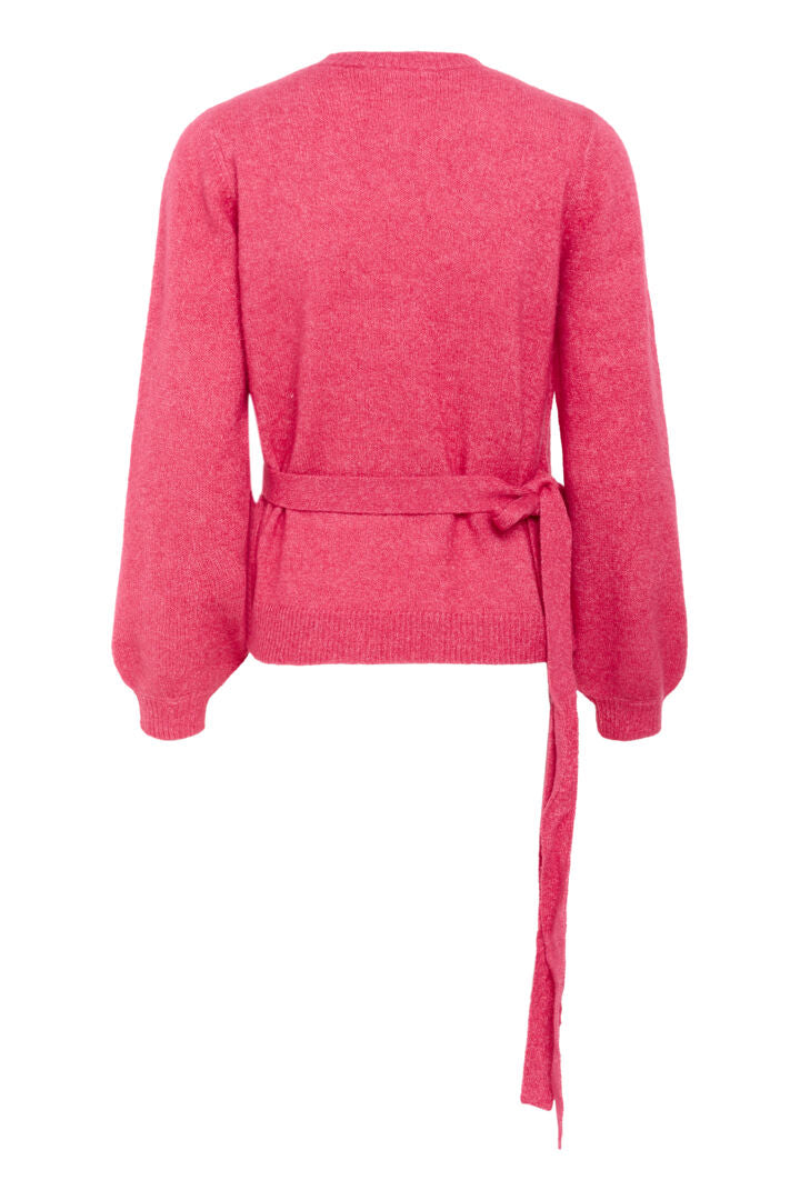 Saint Tropez Larna Wrap Cardigan, Fruit Dove