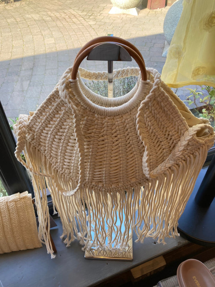 Crochet Bag With Tassels