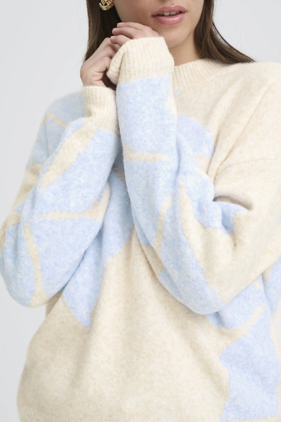 Byoung Byomea Flower Jumper, Blue