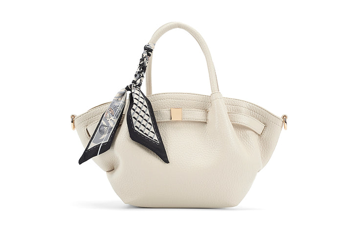 Winged Scarf Bag, Cream