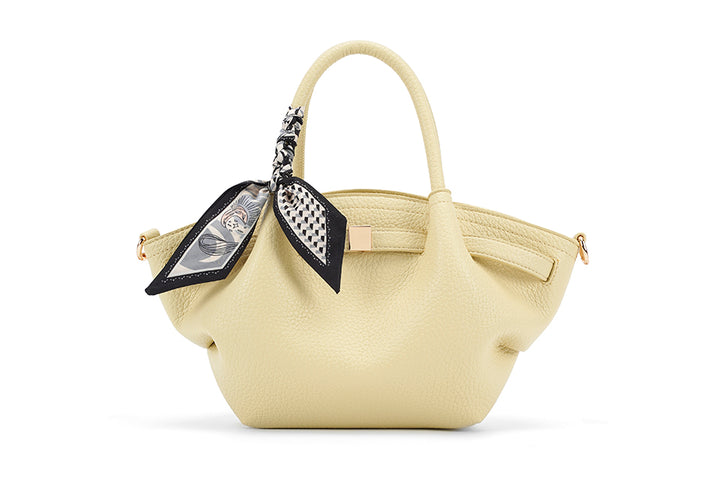 Winged Scarf Bag, Yellow