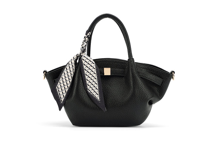 Winged Scarf Bag, Black