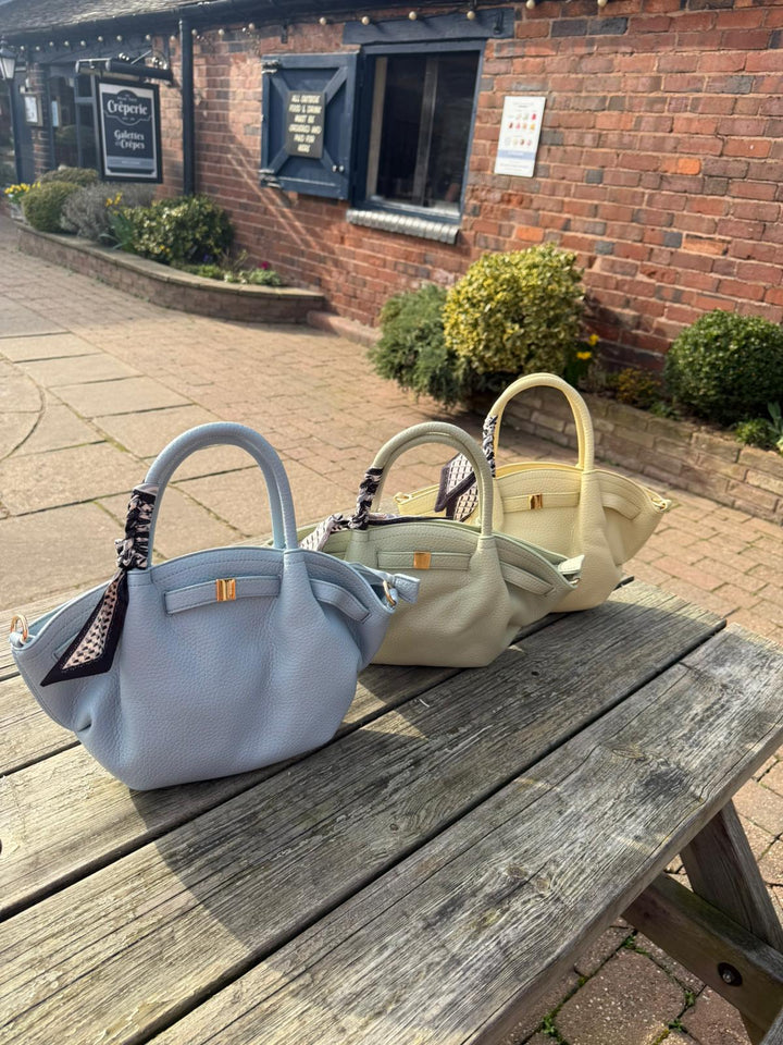 Winged Scarf Bag, Sage