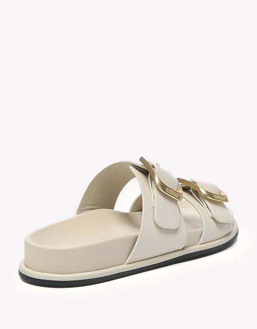 Mounish Sandal, Cream
