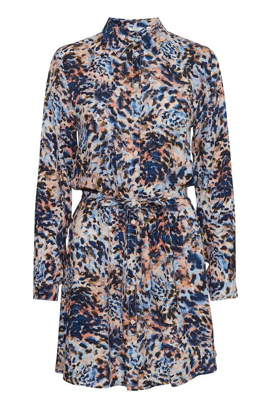 Byoung Patterned Shirt Dress