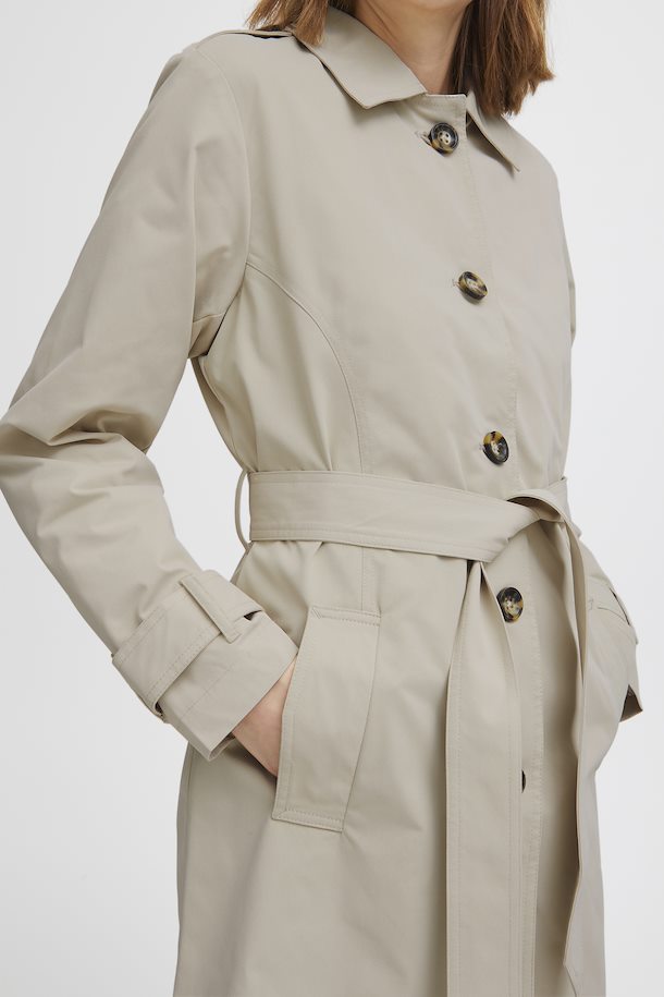 Byoung BYAMONA Trench coat - Cement