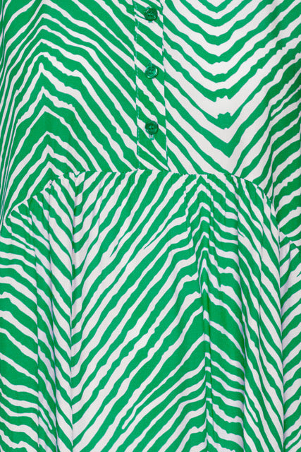 Sorbet Spring Zebra Dress, Green