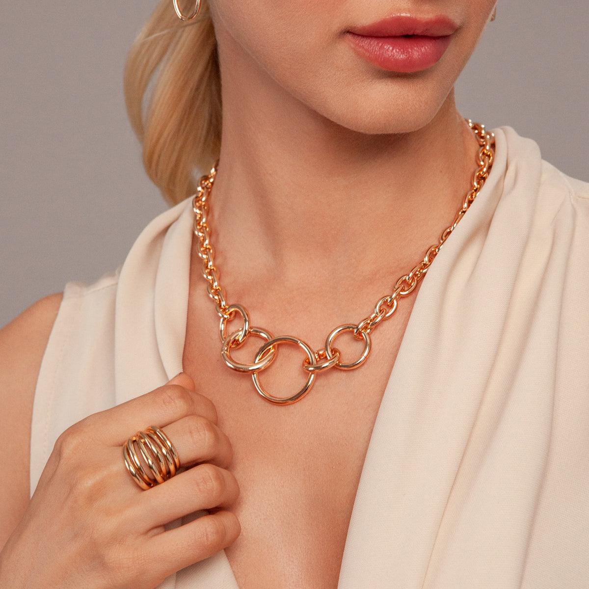 Rose Gold Chainlink Necklace