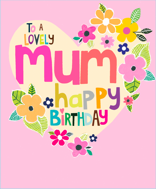 Happy Birthday Mum Card