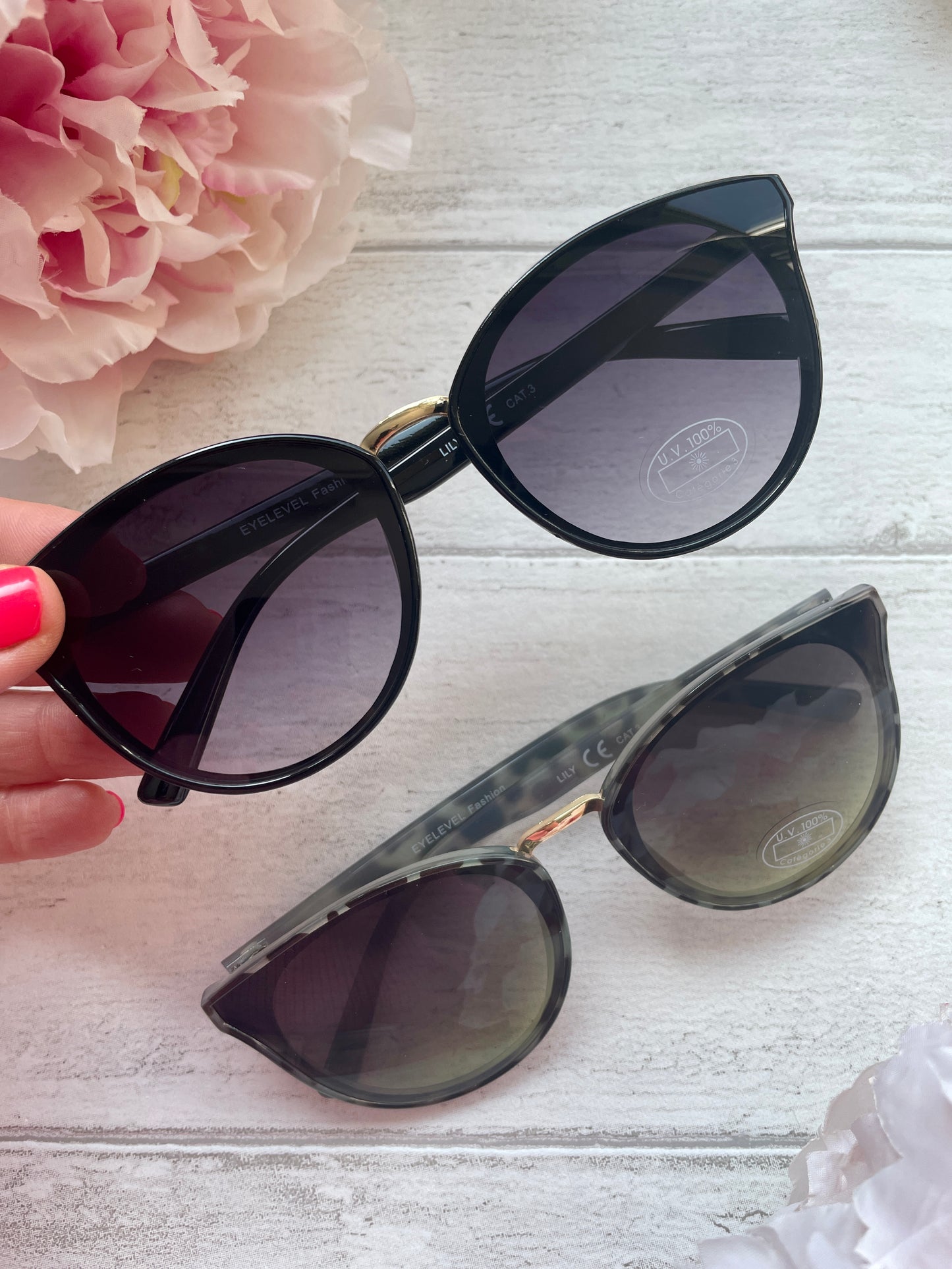 Lily Black Sunglasses