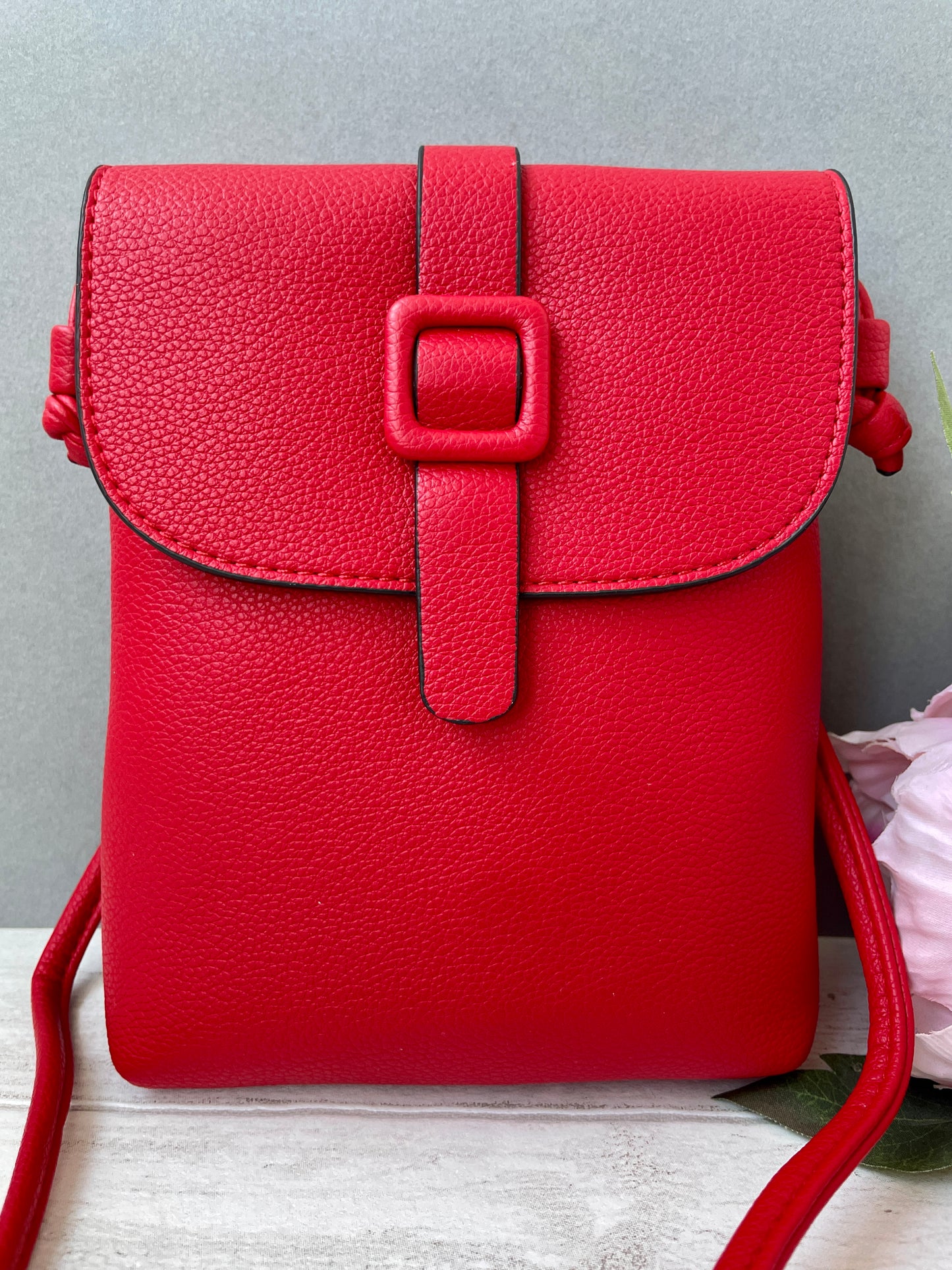 Mini Satchel Bag - Red