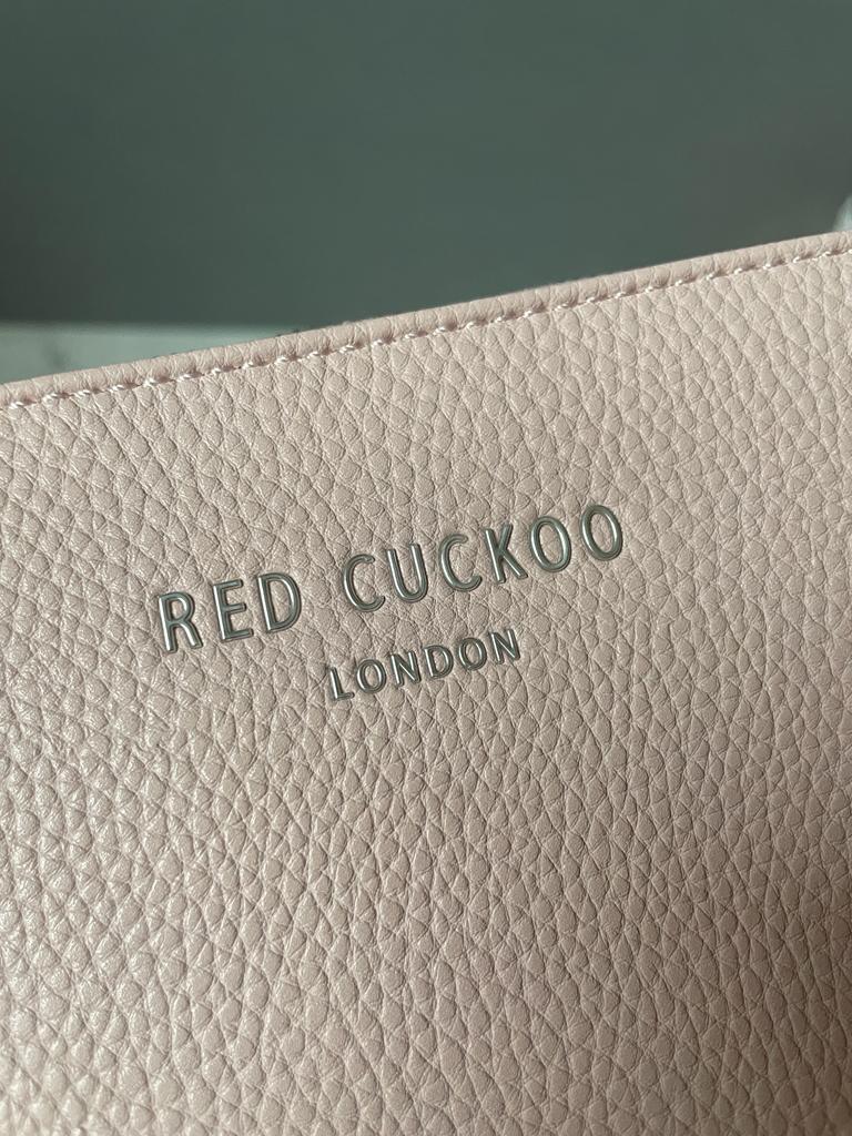 Red Cuckoo Pale Pink Pouch Bag
