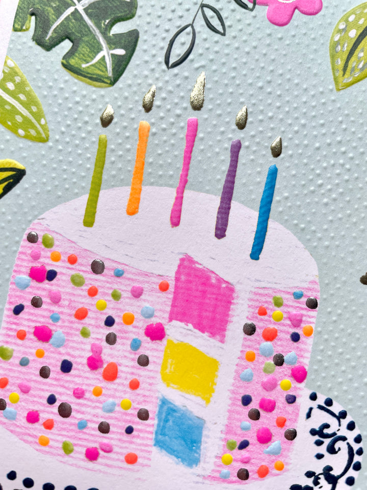 Happy Birthday Cake Card
