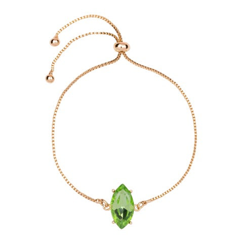 Green Marquise Crystal Bracelet